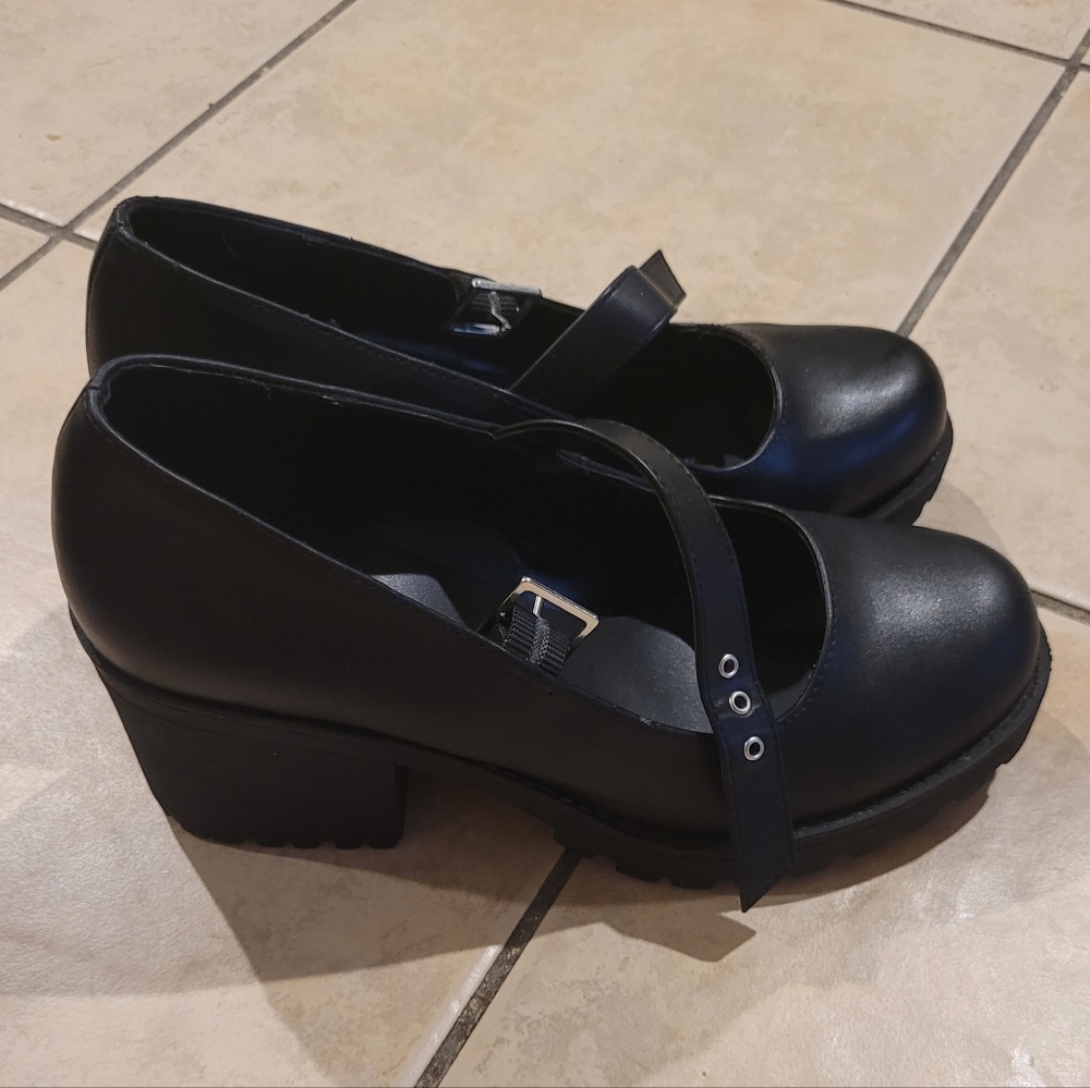 Classic Black Mary Jane Shoes